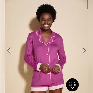 NWT Cosabella Bella Long Sleeve Top & Boxer Set - XL